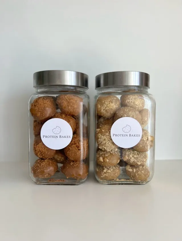 Protein Bakes jars